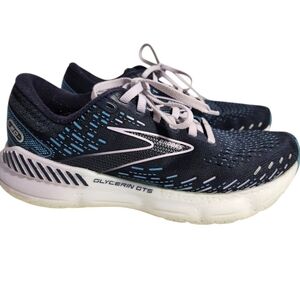 BROOKS Glycerin GTS 20 Running Shoes Peacoat-Ocean-Pastel Lilac Women SZ 8